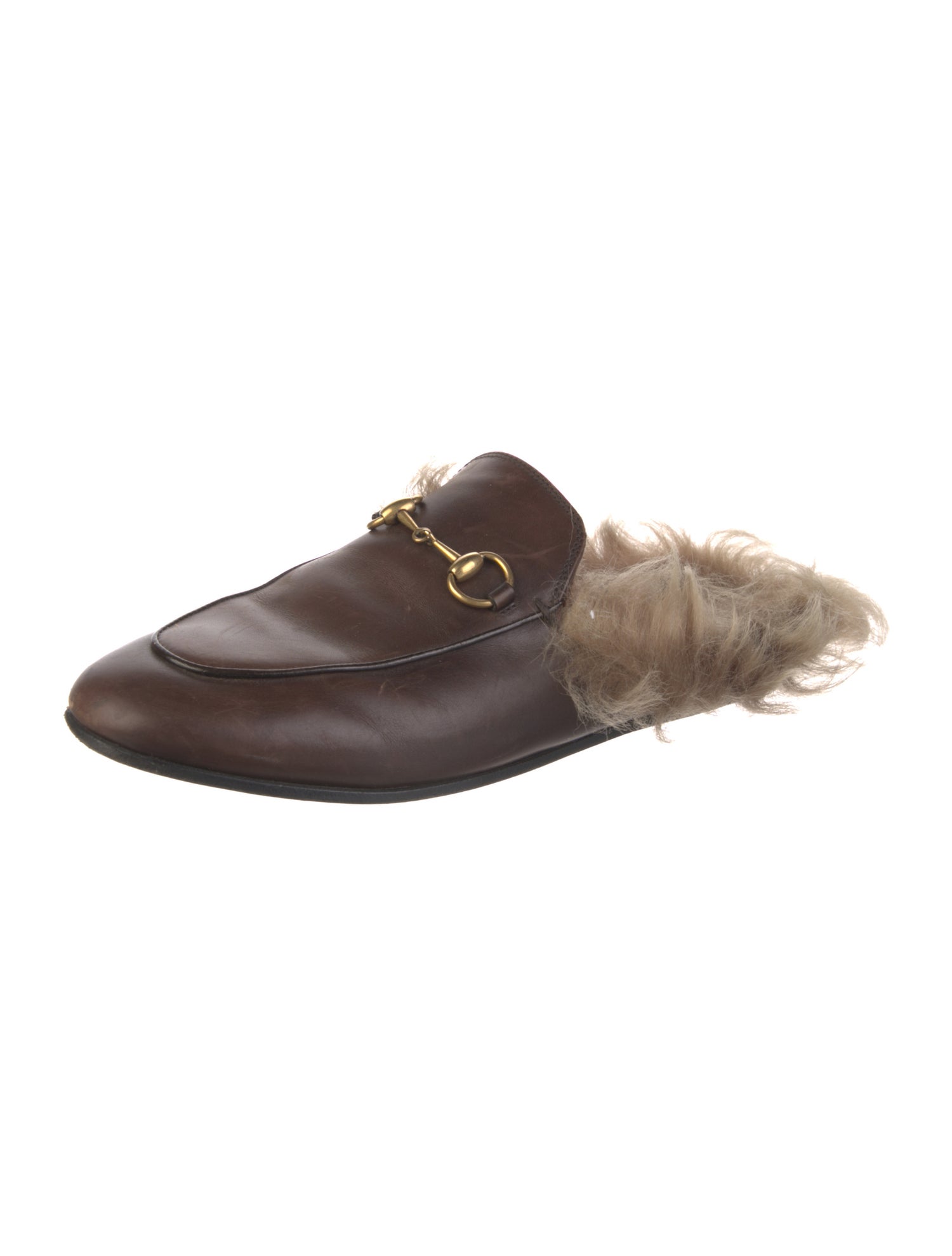 Gucci 1955 Horsebit Accent Leather Mules