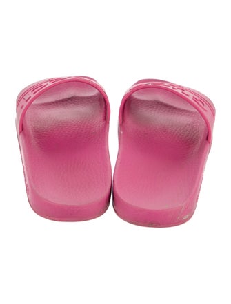 Gucci Interlocking G Logo Rubber Slides
