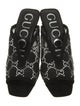 Gucci Mesh Crystal Embellishments Mules