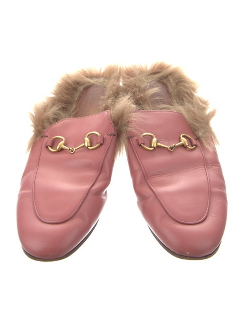 Gucci Horsebit Accent Leather Mules