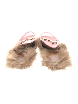 Gucci Horsebit Accent Leather Mules