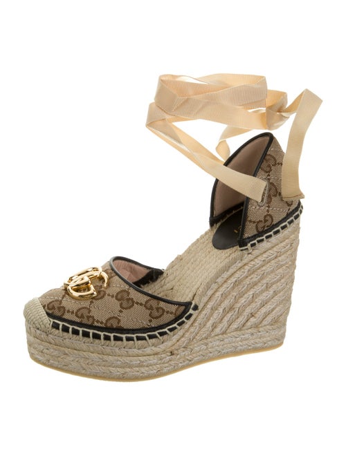 Gucci Canvas Printed Espadrilles