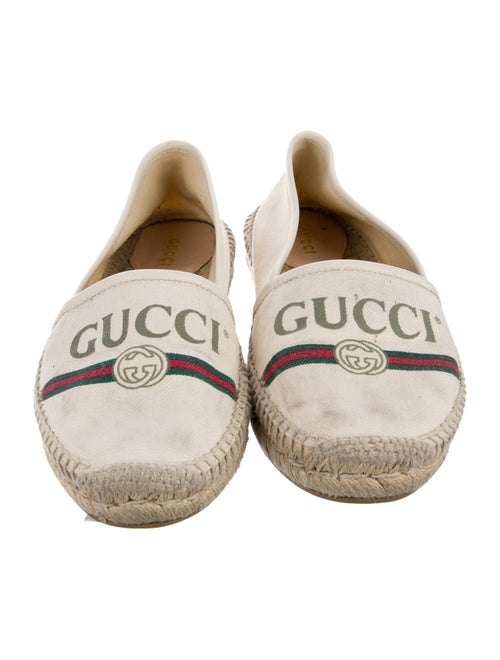 Gucci Web Accent Canvas Espadrilles