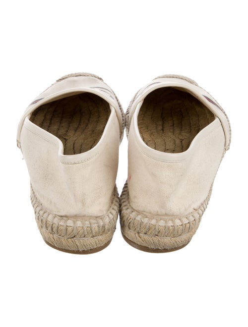 Gucci Web Accent Canvas Espadrilles