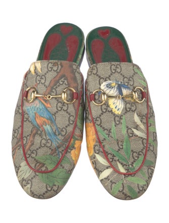 Gucci GG Supreme Mules