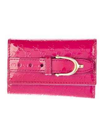 Gucci Micro Guccissima 6-ring key case