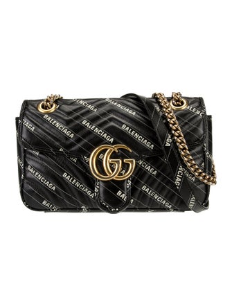 Gucci x Balenciaga Double G The Hacker Project Marmont Matelasse Small