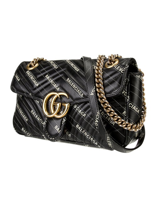 Gucci x Balenciaga Double G The Hacker Project Marmont Matelasse Small