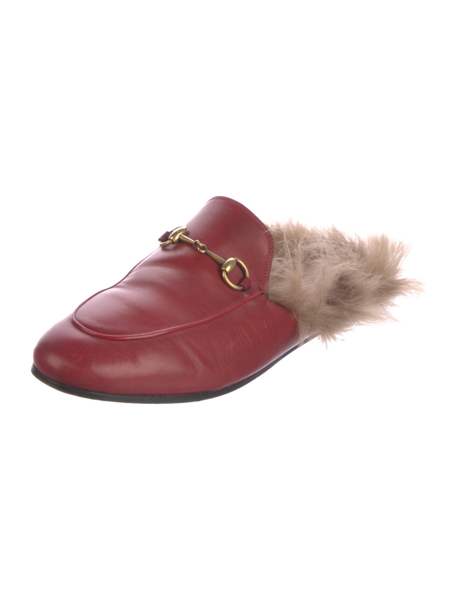 Gucci Horsebit Accent Leather Mules