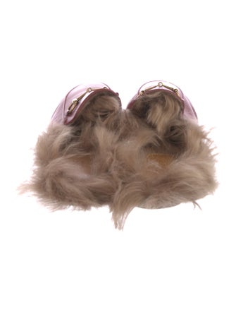 Gucci Horsebit Accent Leather Mules