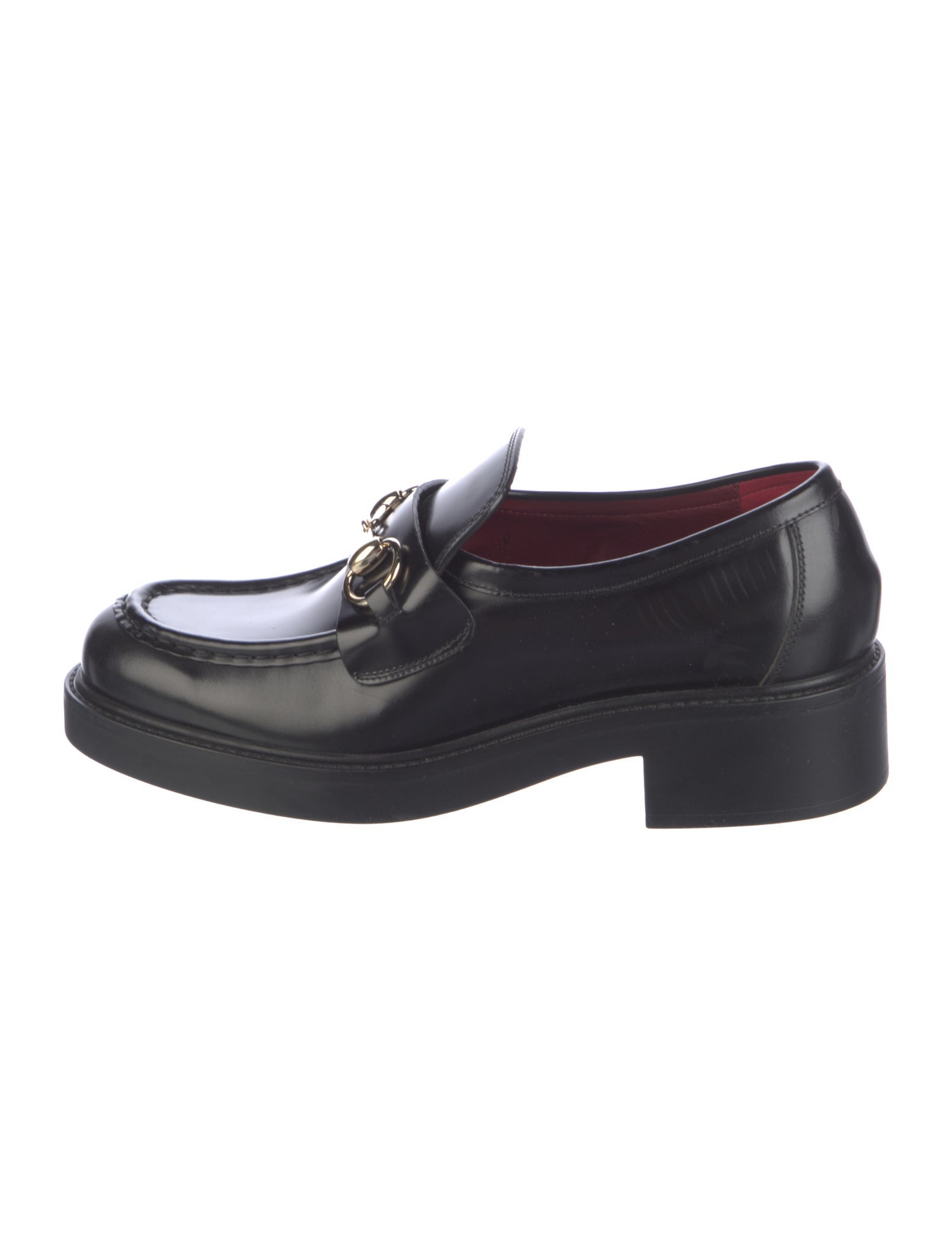 Gucci 1955 Horsebit Accent Leather Loafers