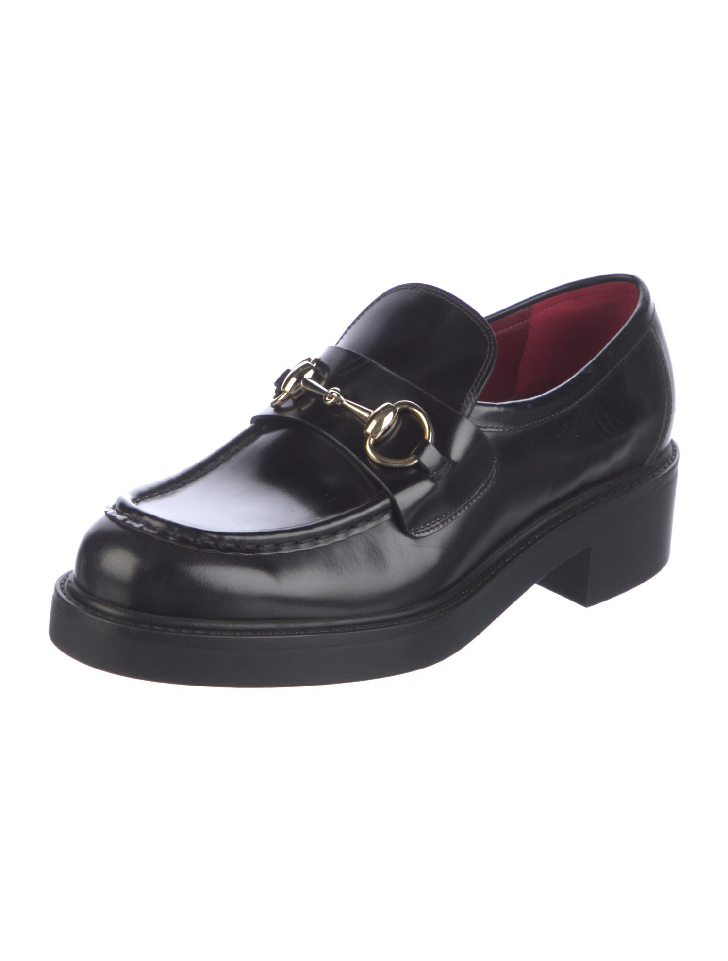 Gucci 1955 Horsebit Accent Leather Loafers