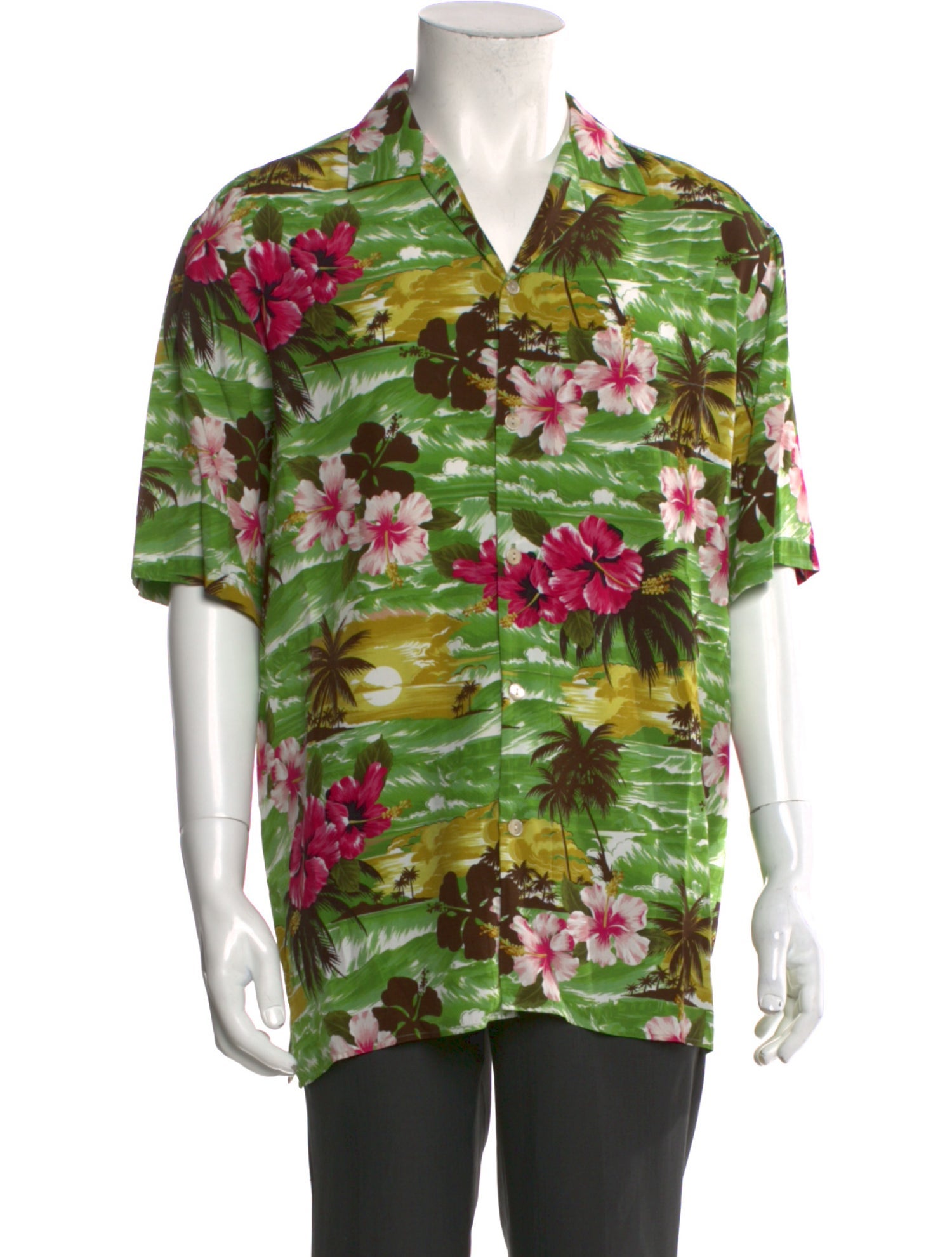 Gucci Floral Print Short Sleeve Shirt