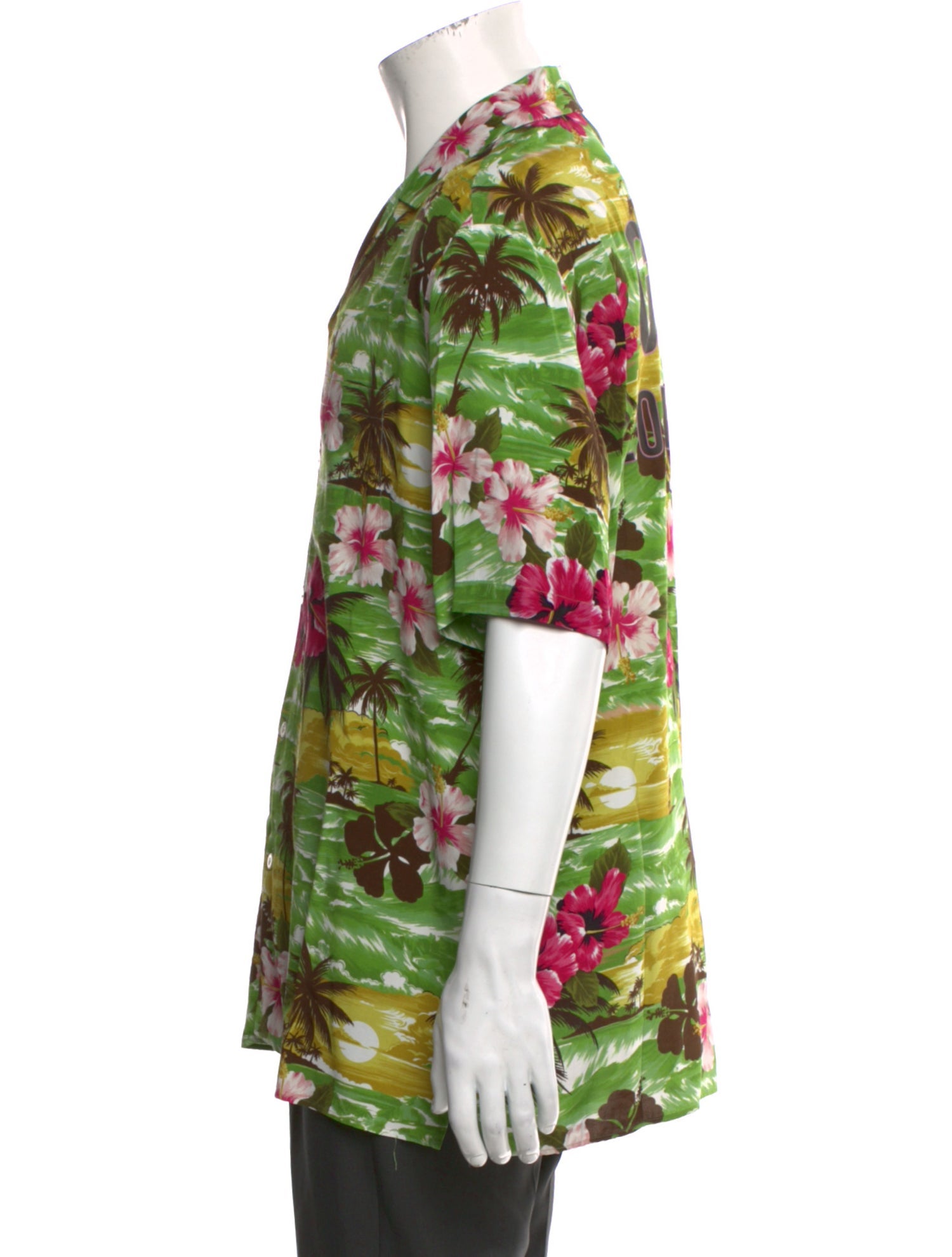 Gucci Floral Print Short Sleeve Shirt