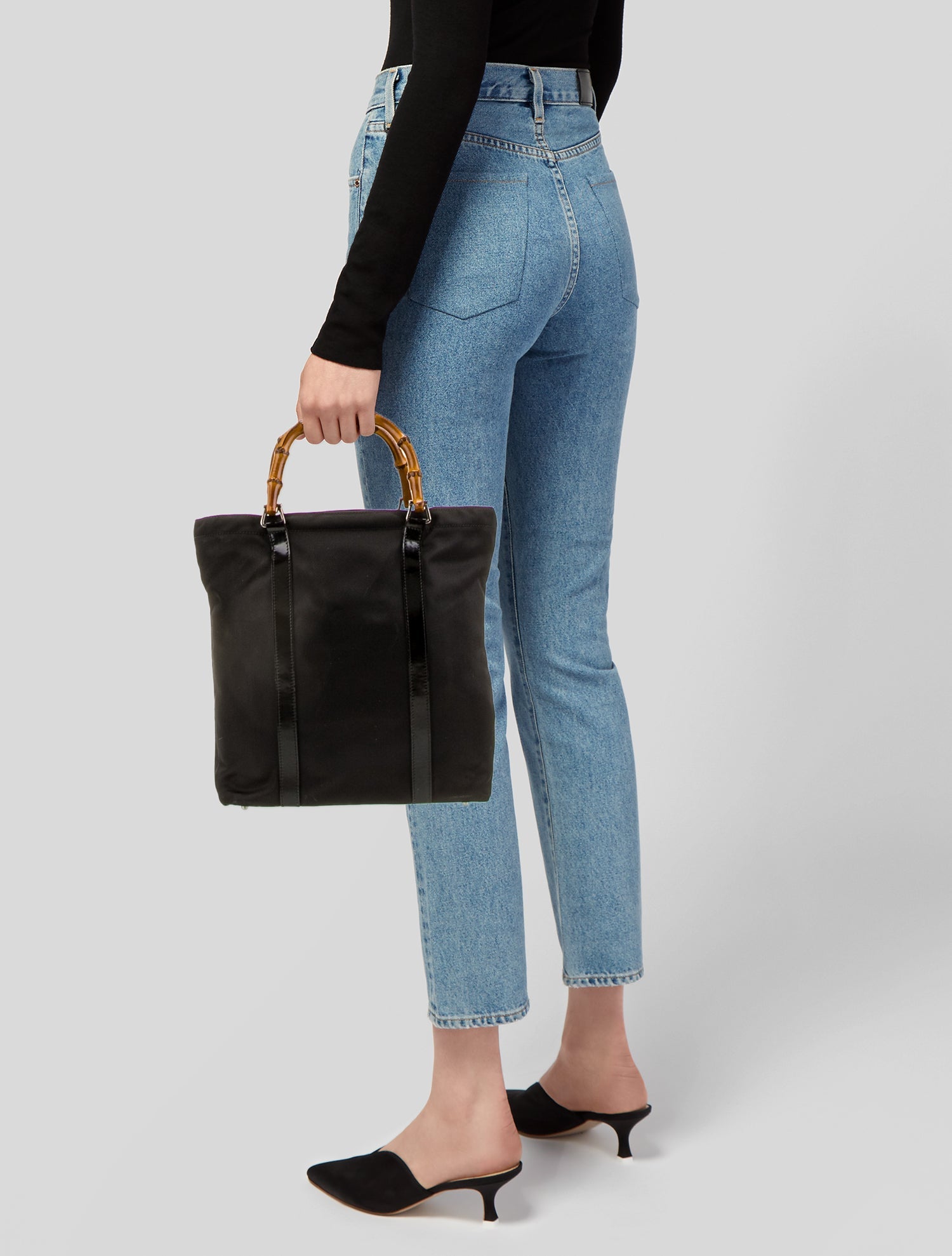 Gucci Nylon Top Handle Bag