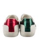 Gucci Web Accent Leather Sneakers