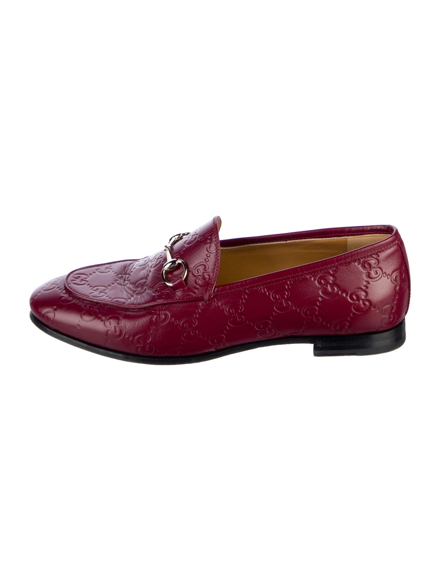 Gucci Horsebit Accent Leather Loafers
