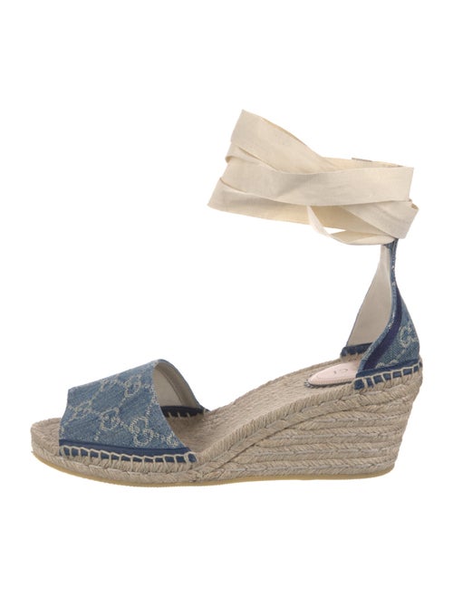Gucci Denim Printed Espadrilles