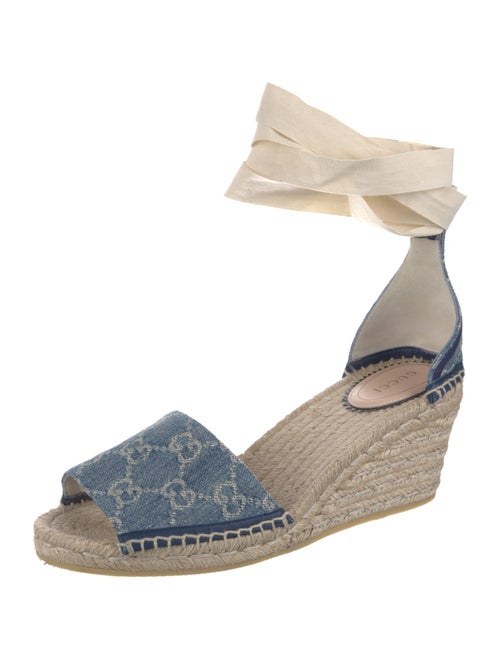 Gucci Denim Printed Espadrilles