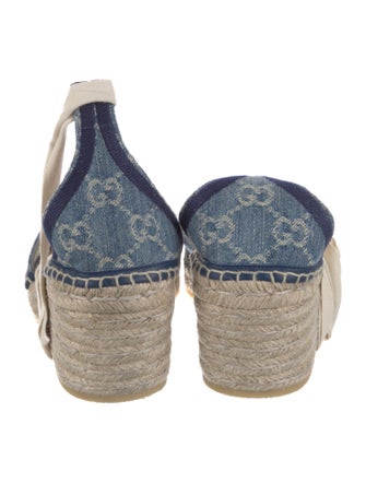 Gucci Denim Printed Espadrilles