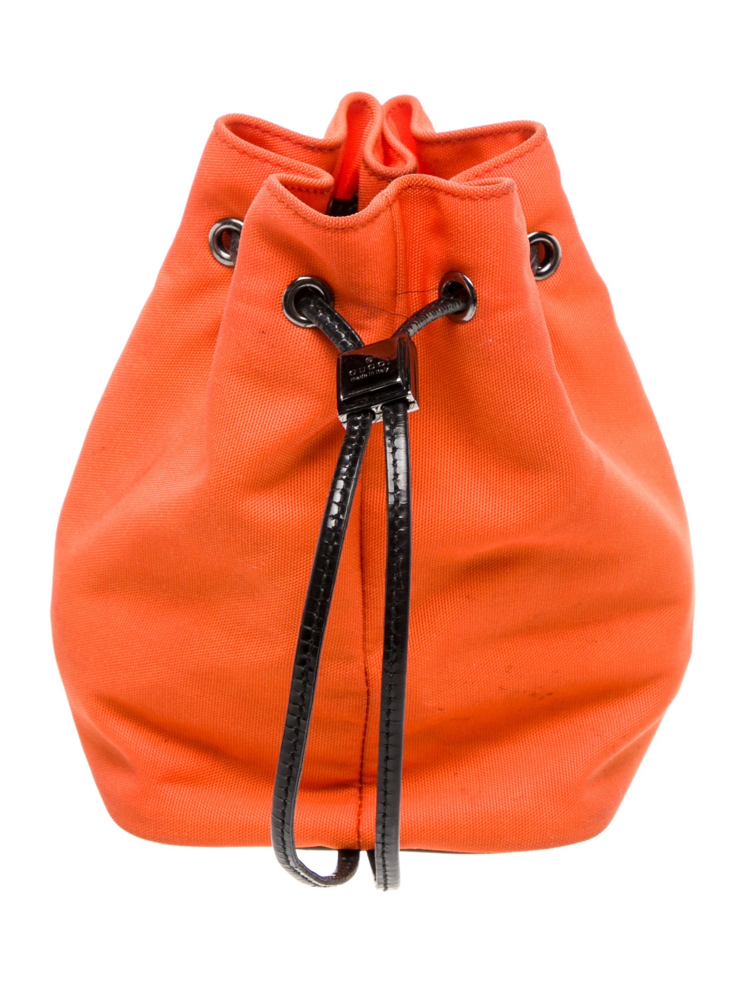 Gucci Canvas Bucket Bag Vintage