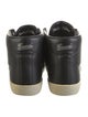 Gucci Web Accent Leather Sneakers