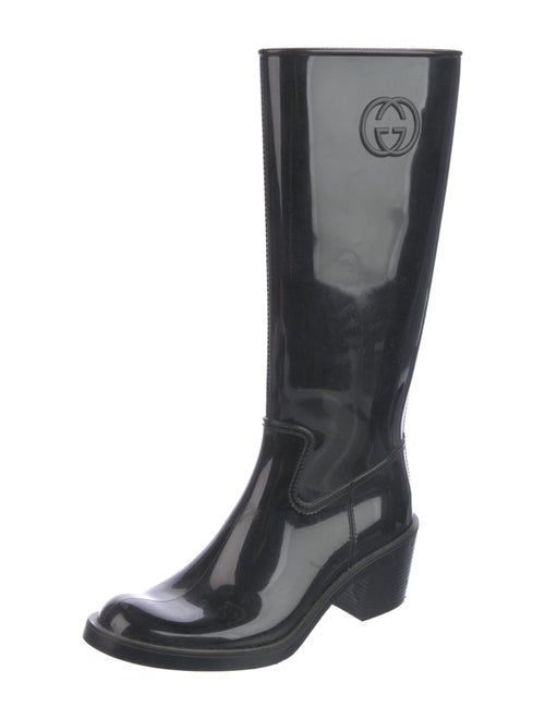 Gucci Interlocking G Logo Rubber Rain Boots