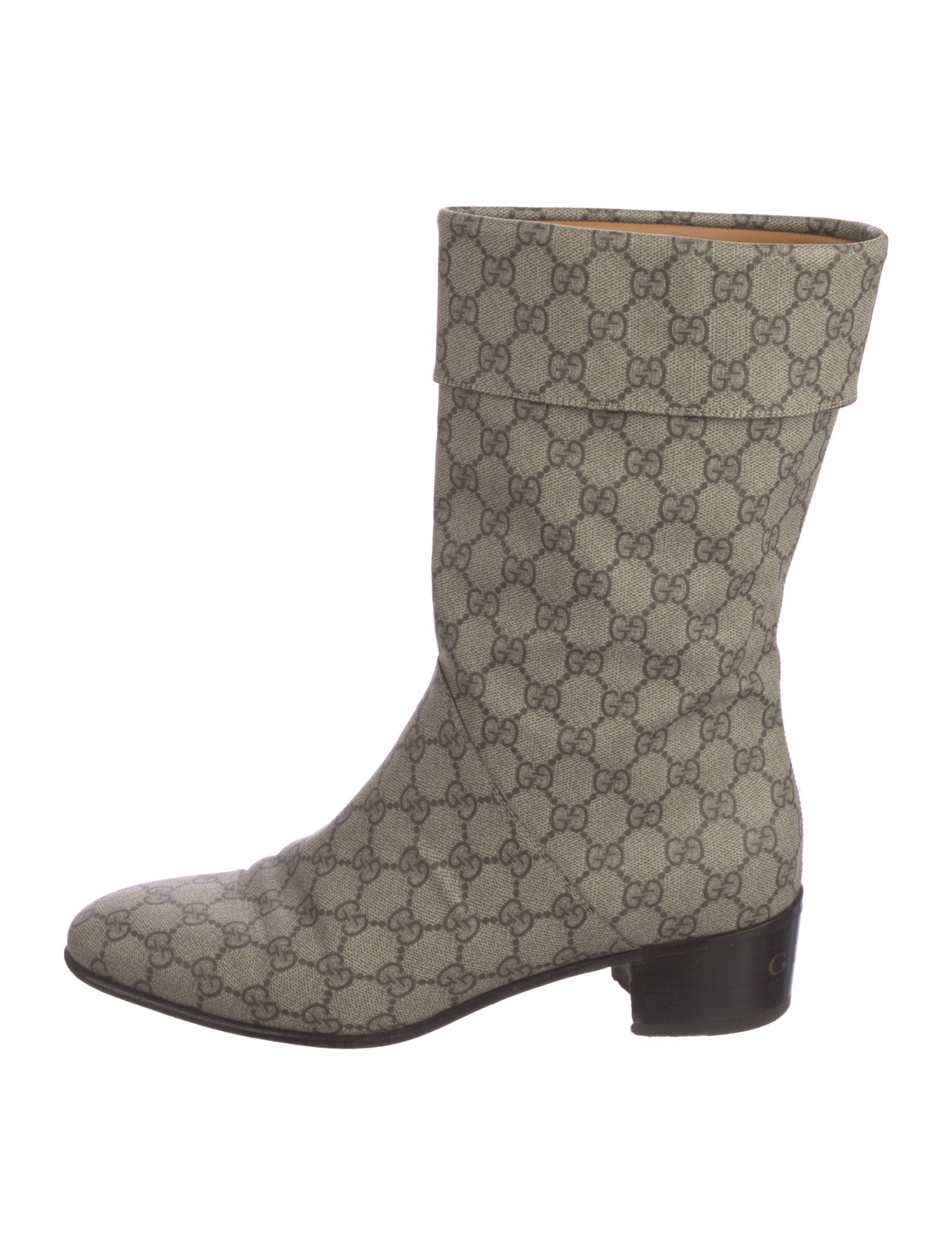 Gucci GG Canvas Canvas Rain Boots