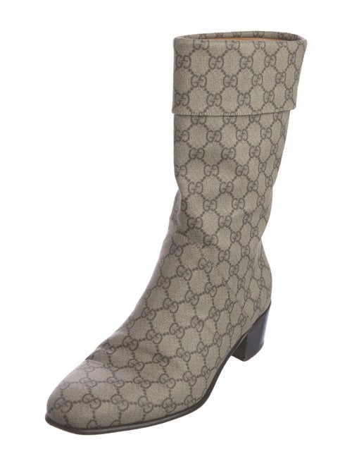 Gucci GG Canvas Canvas Rain Boots