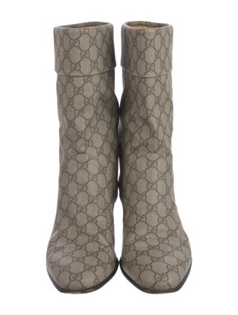 Gucci GG Canvas Canvas Rain Boots