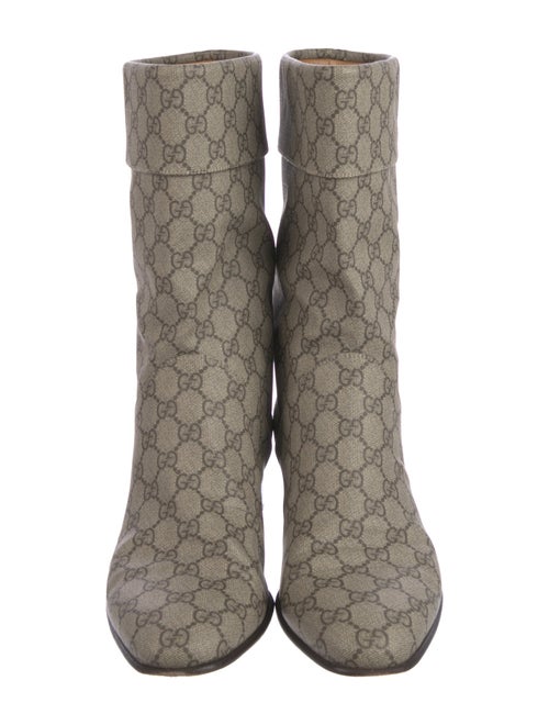 Gucci GG Canvas Canvas Rain Boots