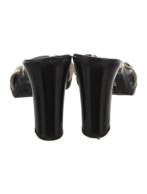 Gucci 1955 Horsebit Accent Patent Leather Slides