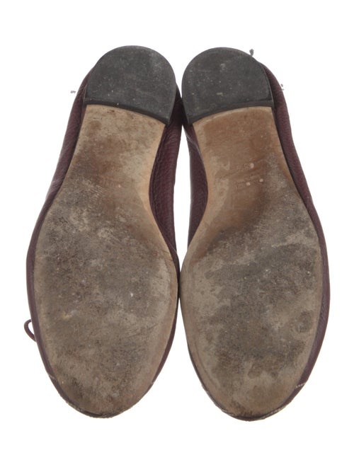 Gucci Interlocking G Logo Leather Ballet Flats