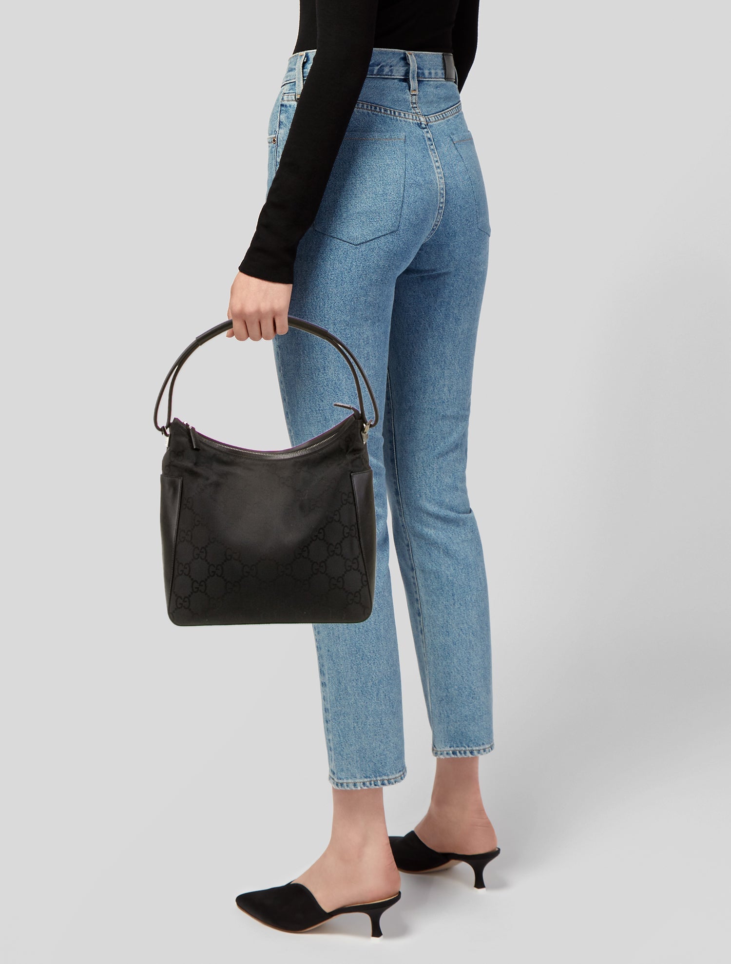 Gucci GG Nylon Top Handle Bag