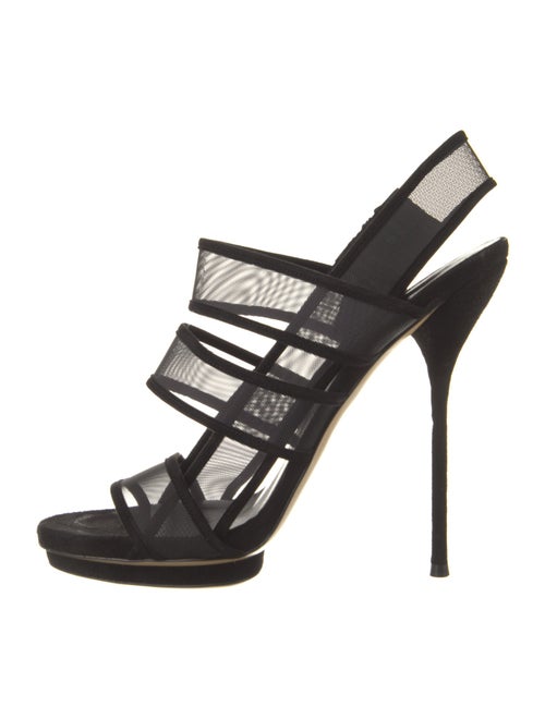 Gucci Mesh Slingback Sandals