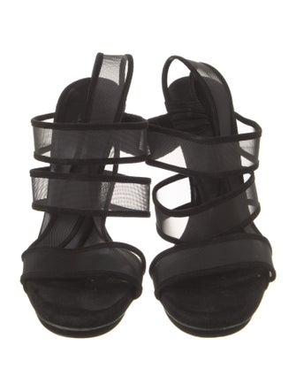Gucci Mesh Slingback Sandals
