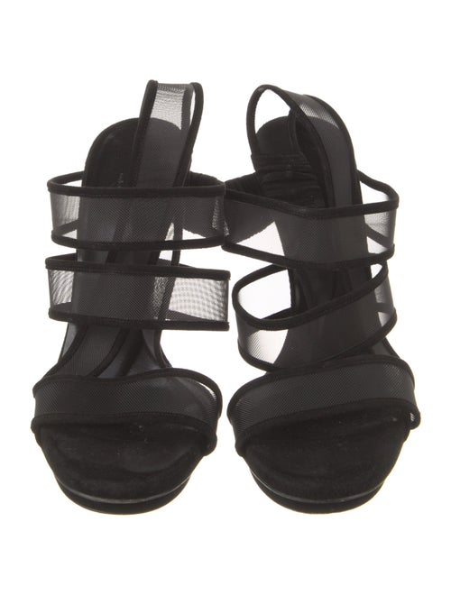 Gucci Mesh Slingback Sandals