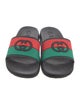 Gucci Web Accent Rubber Slides