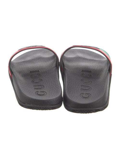 Gucci Web Accent Rubber Slides
