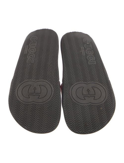 Gucci Web Accent Rubber Slides