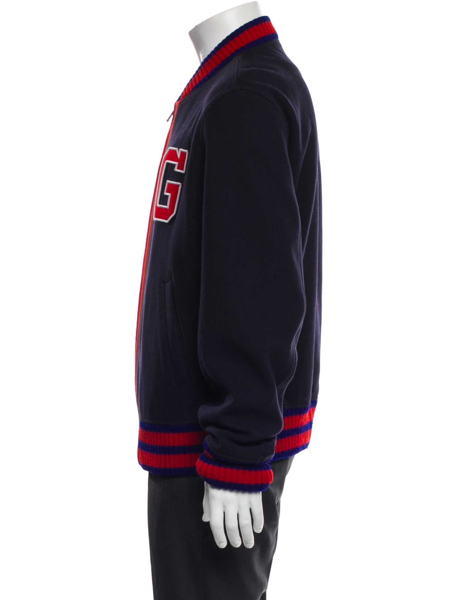 Gucci Wool Striped Varsity Jacket
