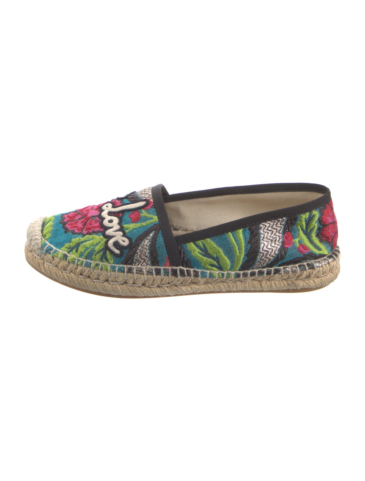 Gucci Canvas Floral Print Espadrilles