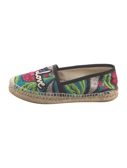 Gucci Canvas Floral Print Espadrilles