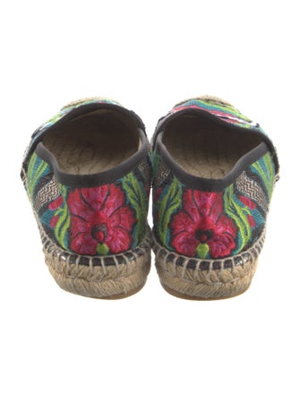 Gucci Canvas Floral Print Espadrilles