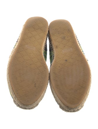 Gucci Canvas Floral Print Espadrilles