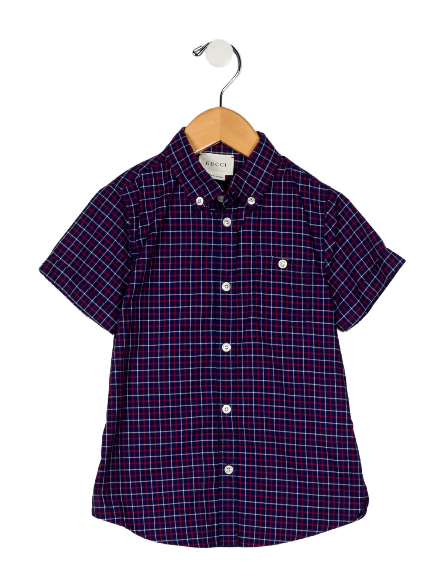 Gucci Short Sleeve Button Up Shirt