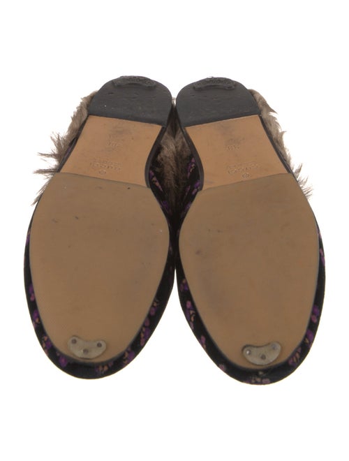 Gucci 1955 Horsebit Accent Velvet Mules