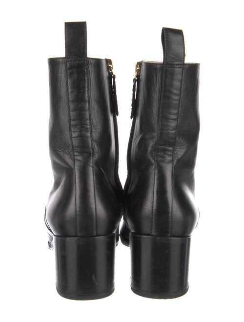 Gucci Horsebit Accent Leather Combat Boots