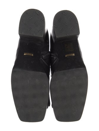 Gucci Horsebit Accent Leather Combat Boots