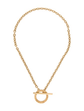 Gucci 18K Icon Toggle Chain Necklace